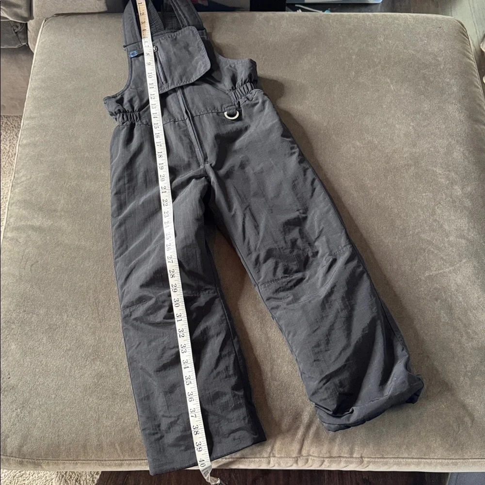 Kids Slalom Black Insulated Overall Snow Bib Toddler Size XL